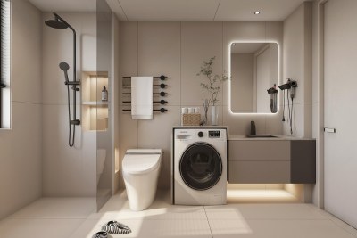 现代卫生间3D模型下载